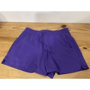 LULULEMON Women's petrol purple license to train HR short size 14